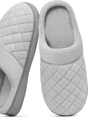 Unisex House Slippers for Women Men Memory Foam Indoor Bedroom Shoes